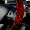 thumbnail image 5 of Halloween Spider Web 14.5 Inch Printing PVC Leather Auto Accessories Steering Wheel Cover for Car Wheel Covers, 5 of 6