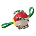 thumbnail image 1 of Juguetes para perros, pelota de fútbol, juguete para masticar, juguete de agua para perros, pelotas para perros para interiores y exteriores rojo Yuyangstore Bolas Interactivas, 1 of 8