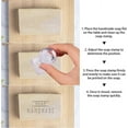 thumbnail image 5 of DIY Handmade Soap Stamp Soap Embossing Stamp Acrylic Stamp with Handle Rectangle Soap Chapter Imprint Stamp DIY, 5 of 8
