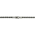 thumbnail image 3 of White Sterling Silver bracelet Chain style Rope 8 in 3 mm, 3 of 4