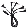 thumbnail image 3 of Electric Guitar Effect Pedals Adapter Pedal Daisy Chain Power 9V 1A Power Supply Cable 5 Way, 3 of 9