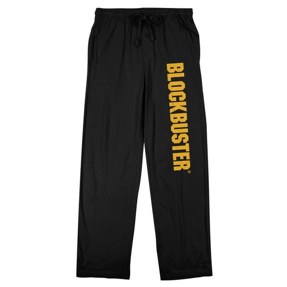 Blockbuster Logo Men's Black Sleep Pants-M