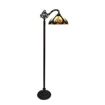 CHLOE Lighting LIAISON Tiffany-style 1 Light 13" Victorian Reading Floor Lamp Shade
