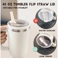 thumbnail image 4 of Tapa de repuesto de 1182 ml para vaso Stanley Quencher de 40 oz, 4 of 6
