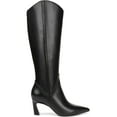 thumbnail image 2 of Naturalizer Women's Emily Knee High Boot Black Leather Extra Wide Calf 8.5W, 2 of 5
