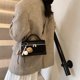 thumbnail image 4 of Bolso de Mano Elegante Likrtyny Otoño Invierno Cuero Terciopelo Casual Pequeño, 4 of 9