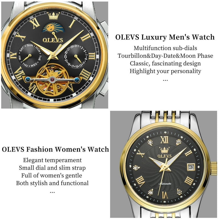 Couple Watches Couple Combo Watches Stainless Steel Couple Watches for  lovers Stylish watches for boys watches for girls style watches for lovers  watch for boys style watch for girls style Couple watches