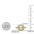 thumbnail image 6 of Dazzlingrock Collection 0.90 Carat (ctw) 10K Round White Diamond Bridal Semi Mount Engagement Ring, Yellow Gold, Size 9.5, 6 of 6