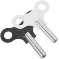 thumbnail image 1 of 2pcs Clock Key Grandfather Clock Winding Key Wind up Key Wear-resistant Clock Winders Key to Wind Antique Wall Clock Mini Clock Grandfather Winding Keys Alarm Clock Alloy Universal Assorted Color, 1 of 5