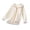 Beige, variant on hotojiny Kids Zip-Up Hoodie Girls Boys Sun Protection Lightweight Jacket Teens Cooling Color Block Hooded Shirt 4-16 Y