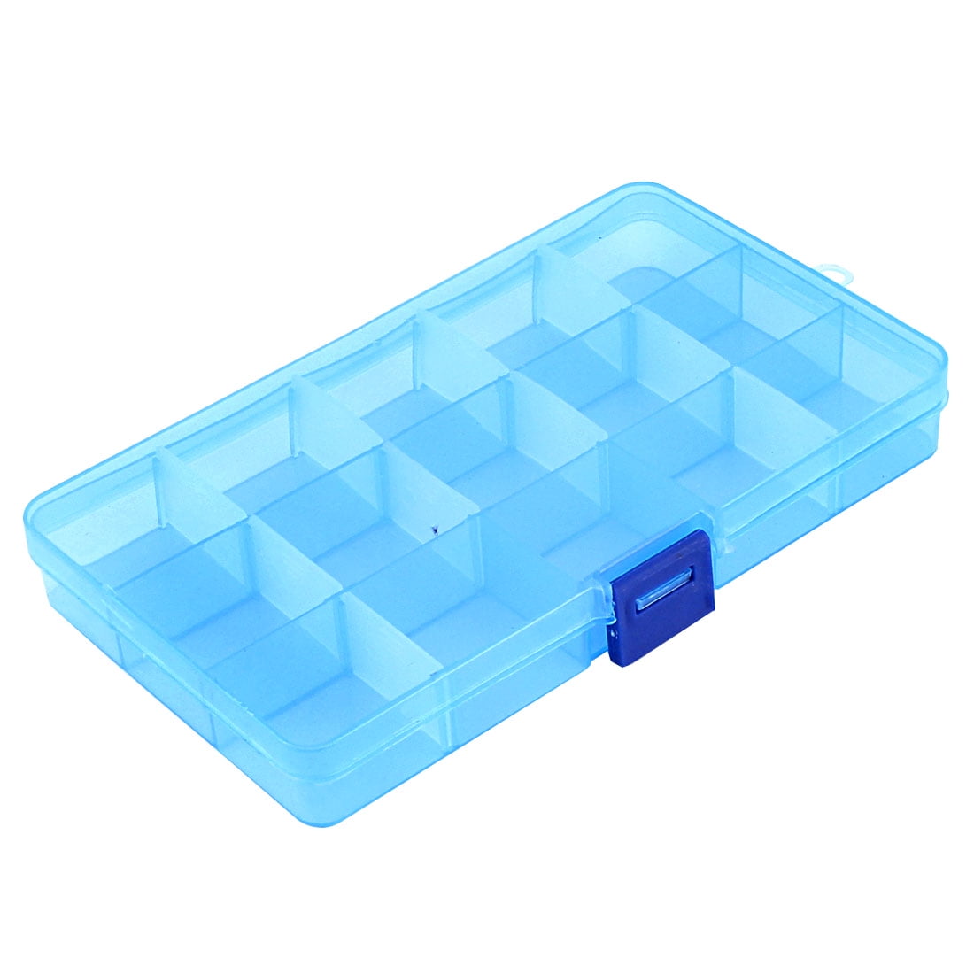 Unique Bargains Jewellery Plastic 15 Slots Storage Box Case Organizer
