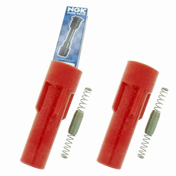 2 pc NGK 59005 Ignition Coil Boots for 02546 186039 2546 35-7085 50061 50061-1 671-6300 702499 SPB181 SPP118E Direct Spark Plug Wire