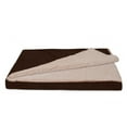 thumbnail image 5 of FurHaven Pet Products Berber & Suede Blanket-Top Cooling Gel Pet Bed for Dogs & Cats - Espresso, Large, 5 of 13