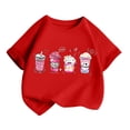 thumbnail image 3 of TZEWGL T-Shirts pour Enfants Imprimés Col Rond Manches Courtes Vêtements d'Été Amples pour Enfants Taille 10-12T, 3 of 5