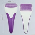 thumbnail image 4 of Unique Bargains 2 Pcs Ice Face Massager Facial Roller Pink Purple, 4 of 7