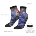 thumbnail image 5 of Breathable Athletic Socks Nebula Cushioned Quarter Socks for Men Women, 5 of 7