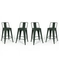 thumbnail image 1 of Simpli Home Rayne 24" Industrial Metal Counter Stool in Sage Green (Set of 4), 1 of 9