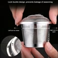 thumbnail image 4 of Stainless Steel Tea Strainer, Secure Sealing Tea Infuser Dishwasher Safe Extended Chains  for Brew Seasonings, 4 of 8