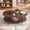 Wood Grain, variant on HOYOA Coffee Table, Oval Coffee Table, Modern Wood Oval Coffee Table for Indoor Living Room,Wood Grain