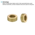 thumbnail image 4 of M6 Brass Spacers, 5 Pcs Metal Spacer Brass 6mm ID x 10mm OD x 4mm L Screw Standoff for 1/4inch or M6 Screw Bolts, 4 of 5