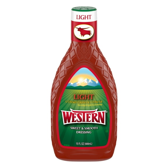 Western Light Sweet & Smooth French Salad Dressing, 15 fl. oz.