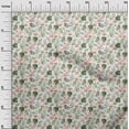 thumbnail image 3 of oneOone Viscose Jersey Green Fabric Tropical Dress Material Fabric Print Fabric By The Yard 60 Inch Wide, 3 of 4