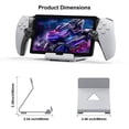 thumbnail image 5 of Soporte de escritorio para monitor portátil, soporte para consola de videojuegos, compatible con PS Portal/Steam Deck/ROG Ally/Switch Handles, 5 of 5