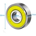 thumbnail image 2 of 10 Pcs Abec 9 Frictionless Ball Bearings For Inline Skates, 2 of 5