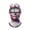 P, variant on Noble Frosty Bearded Santa Balaclava Christmas Face Mask Wide Mesh Eyes Windproof Breathable For Skiing Snowboard Riding Holiday Winter Outdoor Sports Men Women