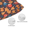 thumbnail image 3 of Wukai Snowman house leaf Elastic Luggage Cover,luggage covers for suitcase tsa approved,Fits 19-29-inch-, 3 of 6