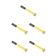 thumbnail image 3 of Soidarity Paquete de 5 sujetadores de nailon de 25 cm, bridas para cables reutilizables, paquete de cilindro de aire, suministros de correa adhesiva, Amarillo 5piezas Soidarity CBP199901, 3 of 4