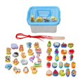 thumbnail image 1 of Dibujos animados Cordón de madera Grano Habilidades motoras Habilidades fruta animal perfke juegos de enhebrar cuentas, 1 of 4