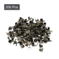 thumbnail image 3 of 200Pack Fold Over Cord Ends, 8x11mm Terminators Crimp End Tips for Leather Ribbon, Bronze Tone, 3 of 6