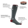 thumbnail image 4 of Darn Tough Mountaineering OTC Extra Cushion Sock - Men's Smoke 2X-Large, 4 of 4