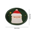 thumbnail image 3 of Puntoco Liquidación De Adornos Decorativos Navideños Alfombra Navideña Para Sala De Estar Alfombra De Piso Con Copos De Nieve Y Árbol De Navidad De Papá Noel Manta De Noche Para Dormitorio De Fácil Ma, 3 of 6