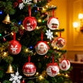 thumbnail image 3 of Christmas Hanging Ornament Balls Decorative Plastic Hanging Decorations for Tree Ornaments Windows Indoor & Outdoor(Color10), 3 of 5