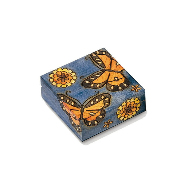 Wooden Butterfly Box - Walmart.com - Walmart.com