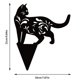thumbnail image 3 of Etiqueta Del Hogar Simulación hueca Gato negro Perro Insertar tarjeta Silueta Estaca Jardín Arte (D) Likrtyny Libre de BPA, 3 of 3