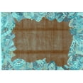 thumbnail image 1 of Ahgly Company Indoor Rectangle Abstract Light Blue Modern Area Rugs, 3' x 5', 1 of 4