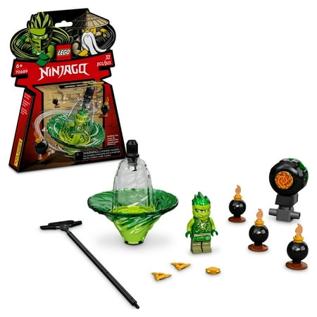 UPC: 0673419355278 | LEGO NINJAGO Lloyd’s Spinjitzu Ninja Training 70689 Spinning Toy Building Kit with NINJAGO Lloyd; Toy for Kids Aged 6+ (32 Pieces)