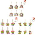 thumbnail image 1 of Llavero Acrílico Con Erizo Doble Cara 6 Uds. para Bolsos, 1 of 7