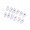 thumbnail image 1 of facefd Ensemble de 12 Pcs Couvre-Chefs de Golf en Cuir PU Imperméable Blanc, 1 of 5
