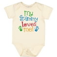 thumbnail image 3 of Inktastic My Grammy Loves Me Boys or Girls Baby Bodysuit, 3 of 5
