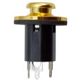 thumbnail image 2 of Ecualizador de guitarra y bajo de 1/4 "EQ Preamp End Piezas de bricoje Luthier Tool Oro SM SunniMix Conector de clavija de extremo de guitarra, 2 of 6