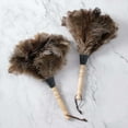 thumbnail image 6 of Extendable Ostrich Feather Duster - 15 inches Fluffy Long Handle Reusable Feather Duster for Cleaning Ceiling Fan,Pendant lamp, High Ceiling, Blinds, Furniture, 6 of 9