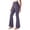 Dark Purple |#3, variant on Womens Dress Pants Stretchy Business Casual Flare Trousers Petite Lightweight Pull On Office Slacks with Pockets (Dark Purple,S)