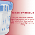 thumbnail image 6 of Dealmed Specimen Container with Screw on Leak Resistant Lid | Sterile Single Use Cup with Tamper Evident Seal | 4 oz. (5 Count), 6 of 8