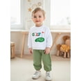 thumbnail image 4 of BemeyourBBs Baby Boy Golf Outfits Long Sleeve Golf Print Sweatshirt + Pants, 4 of 9