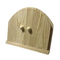 thumbnail image 3 of Tnarru Wood Door Outlet Cover Wall Decor Creative Protects Children and Pets Handmade Light Switch Cover Receptacle Plate Protector Beige, 3 of 7