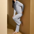 thumbnail image 7 of Annhoo 2 Piece Sets for Women Fall Casual Long Sleeve Hooded Tops with Wide Leg Trousers Loose Comfy Outfits, 7 of 7